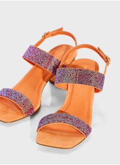 MENBUR Ankle Strap Mid Heel Sandal  - Image 4