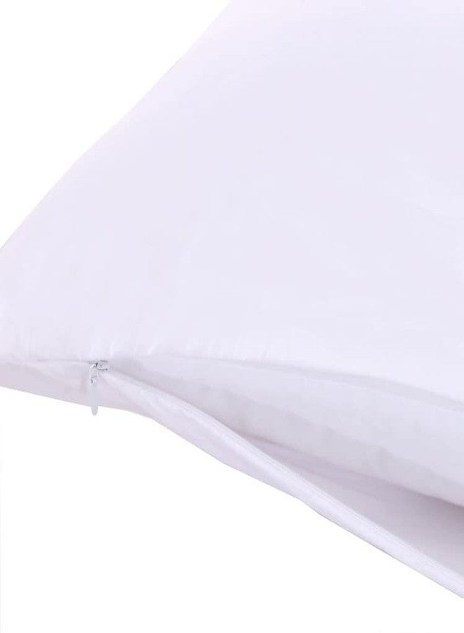 Royal Bedding غطاءان للوسائد، أغطية وسائد مضادة للحساسية ومقاومة للريش، 600 خيط - 100% قطن، أبيض، مقاس قياسي/كوين - Image 3