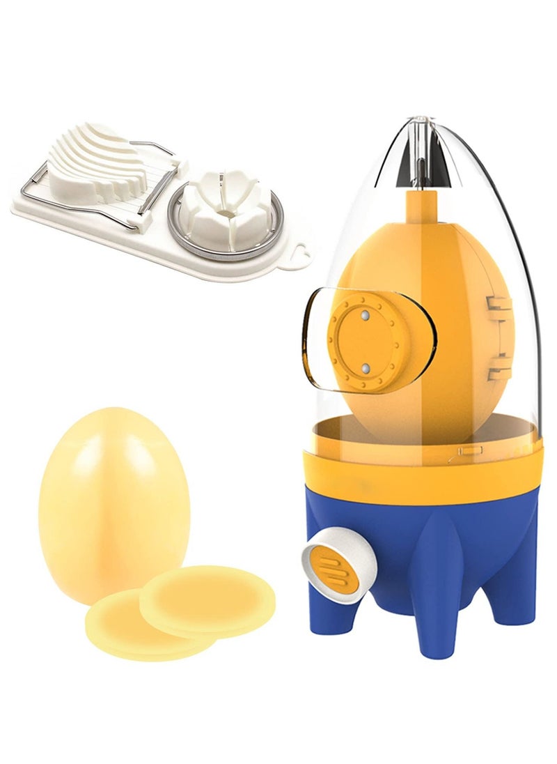 Y&D - Egg Beaters Hand Whisks White and Yolk Rotary Mixers With Slicer Homogenizers Pullers for Making Hard-boiled Golden Eggs Cooking Gadgets in the Kitchen - Image 1