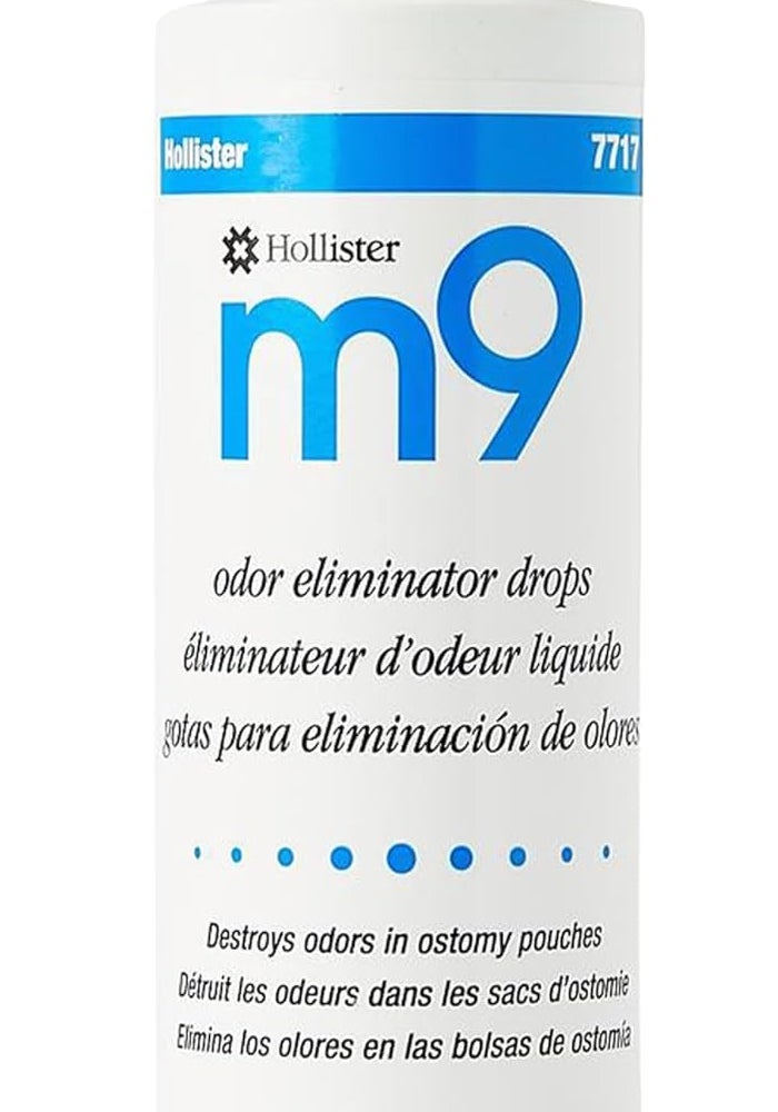 Hollister M9 Odor Eliminator Drops, 8 Fluid Ounce - Effective Deodorant for Ostomy Pouches - Image 1