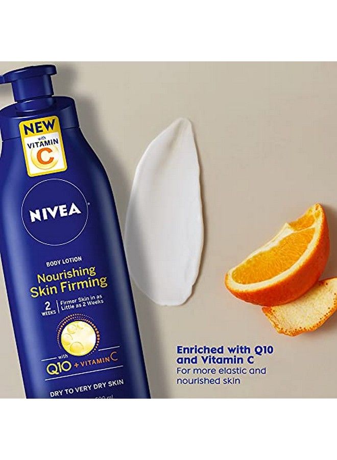 Nivea Skin Firming Body Lotion Variety Pack With 16.9 Fl Oz Nourishing Body Lotion And 6.7 Oz Skin Firming Gel Cream - Image 3