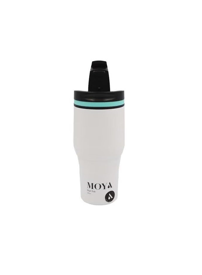MOYA High Tide 380Ml Travel Coffee Mug Blue-White - Image 3