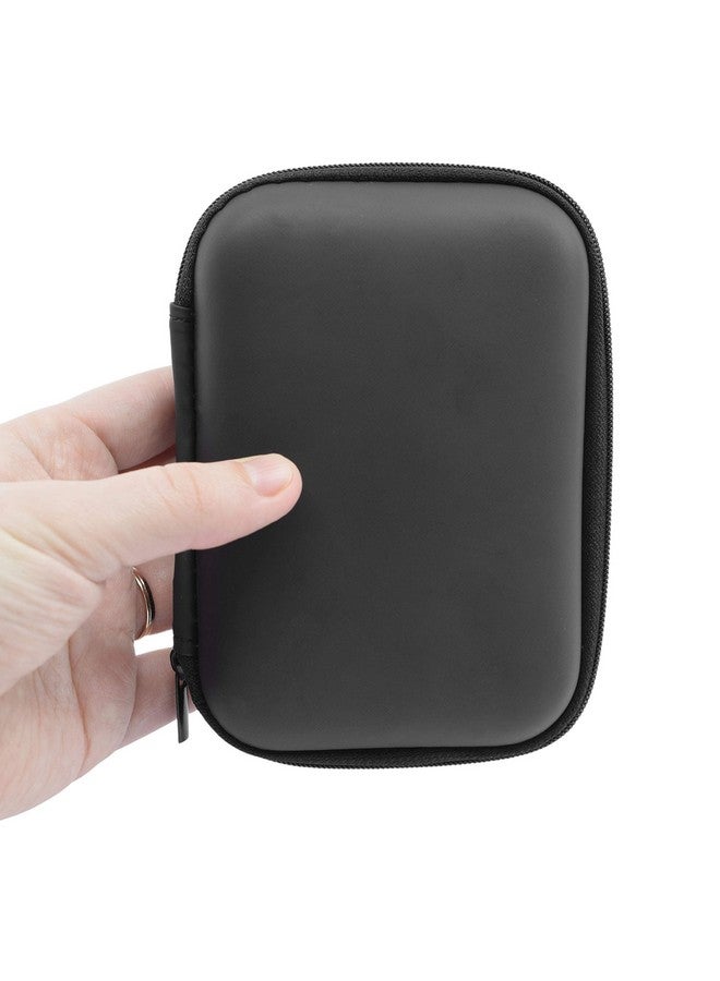 Teak Tuning Fingerboard Travel Carry Case, Large - Hard Protective Shell, Black - 6" x 4" x 2" Large Version - Image 2