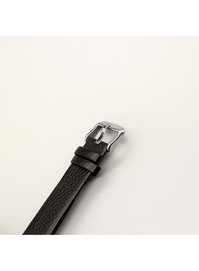O Ozone Leather Band For Samsung Galaxy Watch 7 6 5 4 FE 40mm 44mm 45mm/Galaxy Watch 6 4 Classic 43mm 47mm 42mm 46mmLitchi Texture Leather Straps Men -Brown  - Image 3