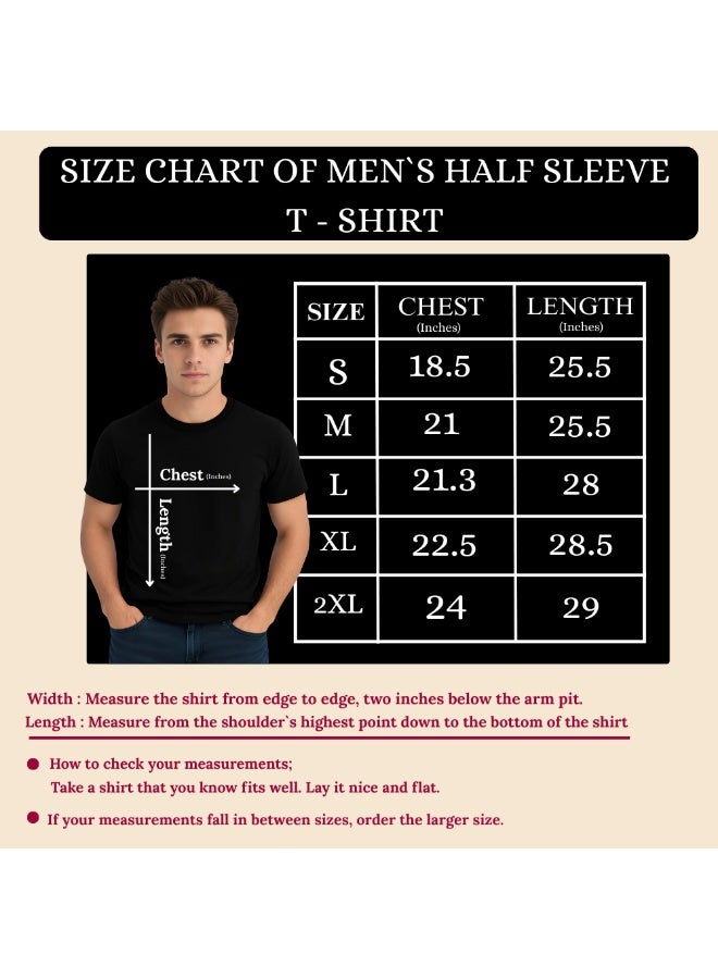 Happy New Year Dubai Adult Mens T-Shirt Round Neck Short Sleeve Cotton T-Shirt-Happy New Year With Dubai Design-Perfect For New Year Party Celebration - Image 2