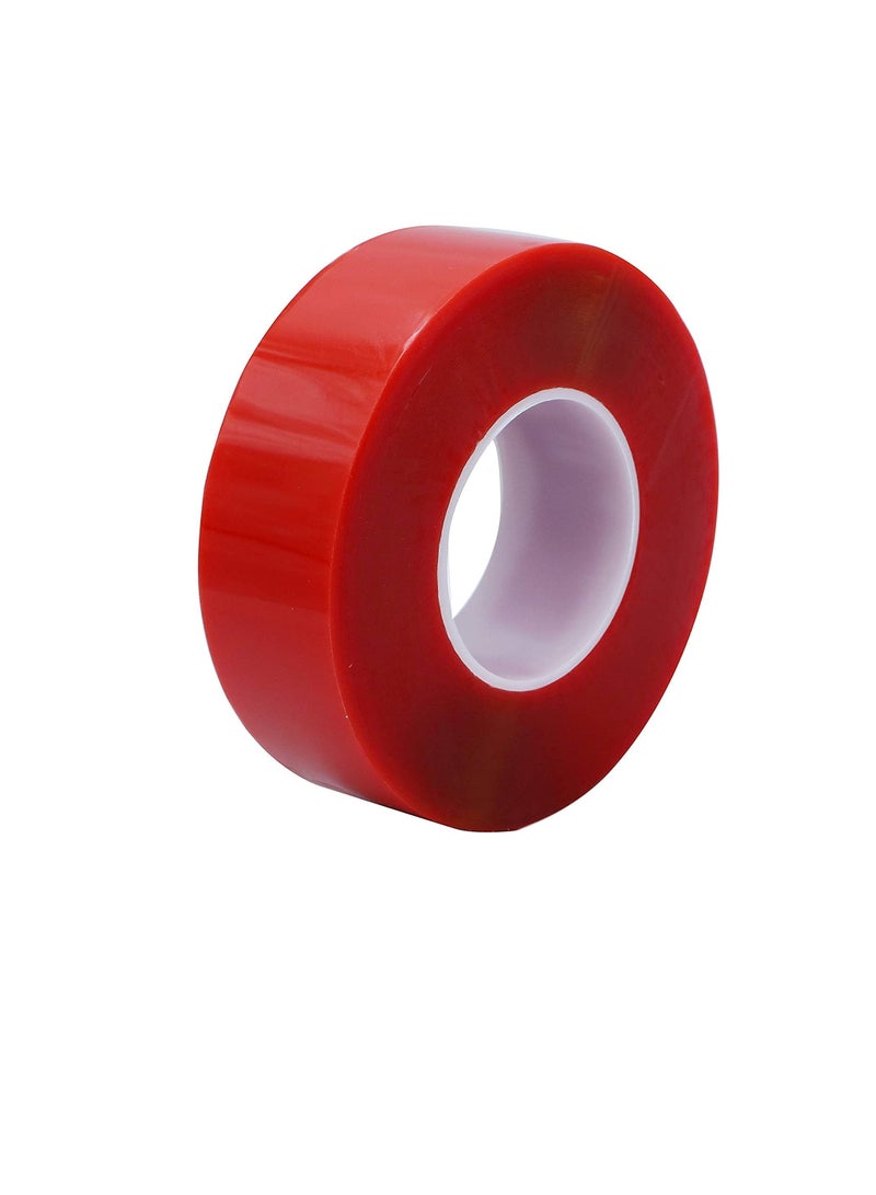 Generic Strong Double-sided Sticky Clear Traceless Acrylic Transparent Adhesive Tape for Home Wall Room Office Decor Phones Pictures Household & Outdoor Mounting (49mm x 50 m)  - Image 1