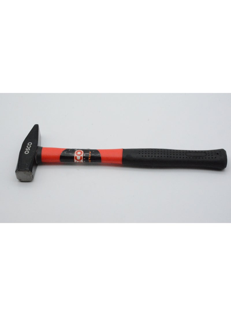 OSCO-TOOLS Heavy steel hammer 1000g with an ultra-durable forged head and rubber-coated handle for a secure, non-slip grip. Designed for maximum power and control, perfect for heavy forging, demolition, carpentry, and demanding repair works. - Image 3