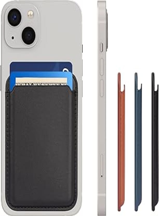 Doter Leather iPhone Wallet Compatible with MagSafe Wallet for iPhone 13/13 Pro/13 Pro Max, iPhone 12/12 Pro/12 Pro Max, Compatible with MagSafe Case 