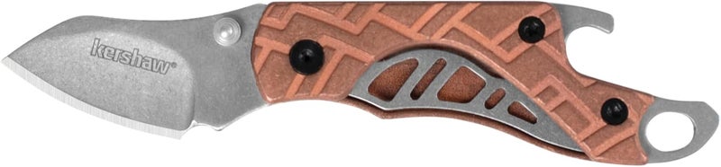 Kershaw Cinder Pocket Knife, Small Lightweight Keychain Knife - Image 1