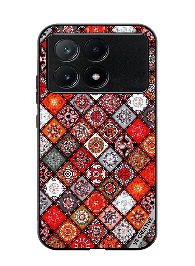 VR CREATIVE Protective Case Cover For Xiaomi Poco X6 Pro Mandala Design Multicolour - Image 1