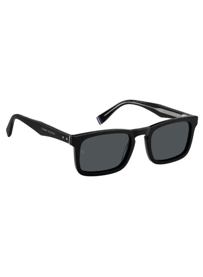 TOMMY HILFIGER Men's UV Protection Sunglasses Th 2068/S Black 39.4 - Lens Size: 54 Mm