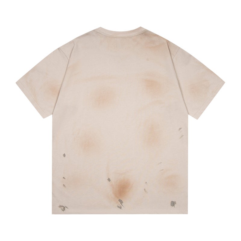 Gallery Dept Splash Ink Cotton Tee Unisex G339 White  - Image 5