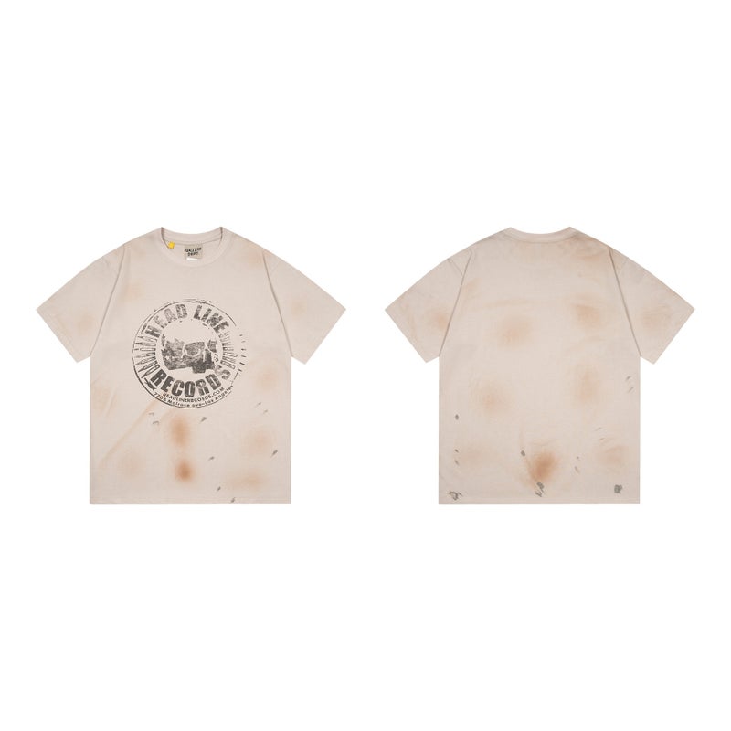 Gallery Dept Splash Ink Cotton Tee Unisex G339 White  - Image 2