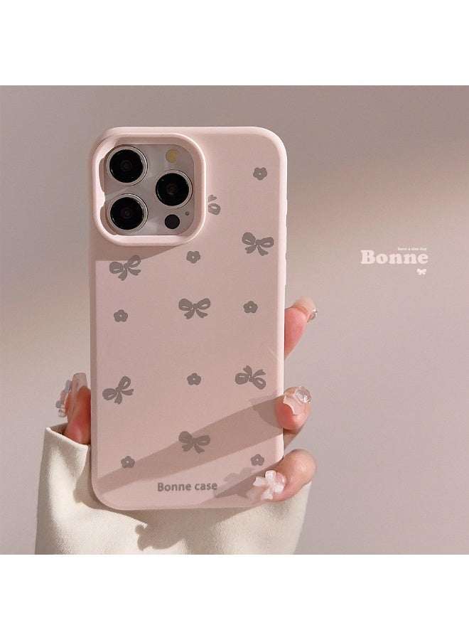 NIBEMINENT Bows And Flowers Protective TPU Case Cover For iPhone 15 Plus - Image 2