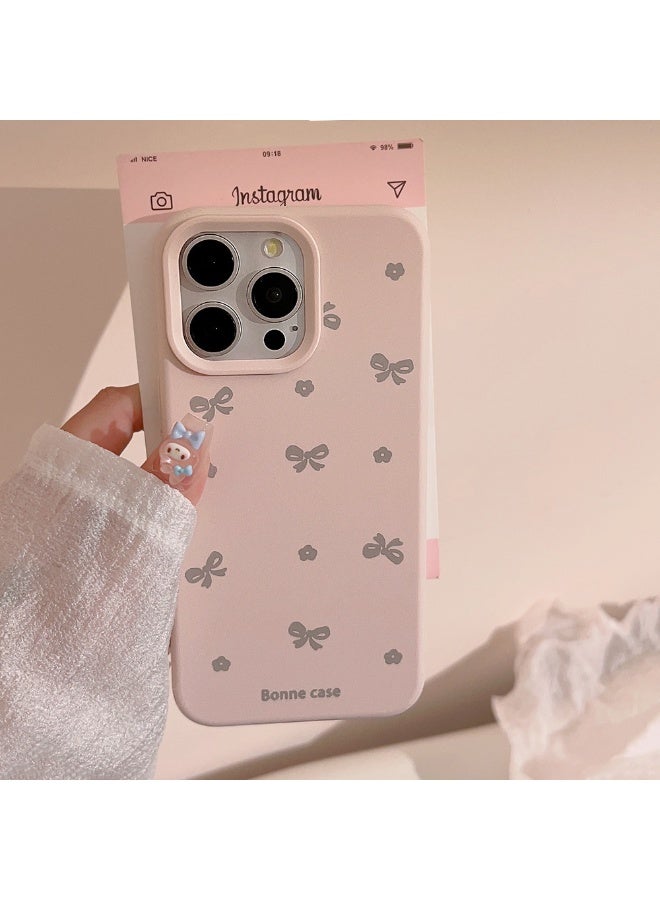 NIBEMINENT Bows And Flowers Protective TPU Case Cover For iPhone 15 Plus - Image 3