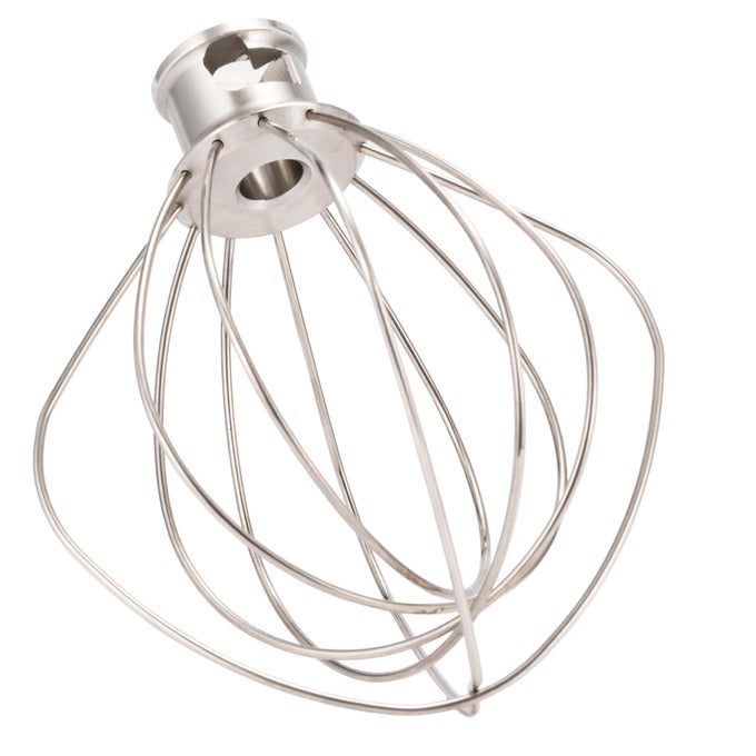 K45WW STAINLESS STEEL WIRE WHIP FOR KITCHENAID ARTISAN SERIES TILTHEAD MIXER 5 QUART BOWL 6 WIRE WHISK FITS FOR ARTISAN MIXER HEAVY DUTY DISHWASHER SAFE BALLOON WHISK