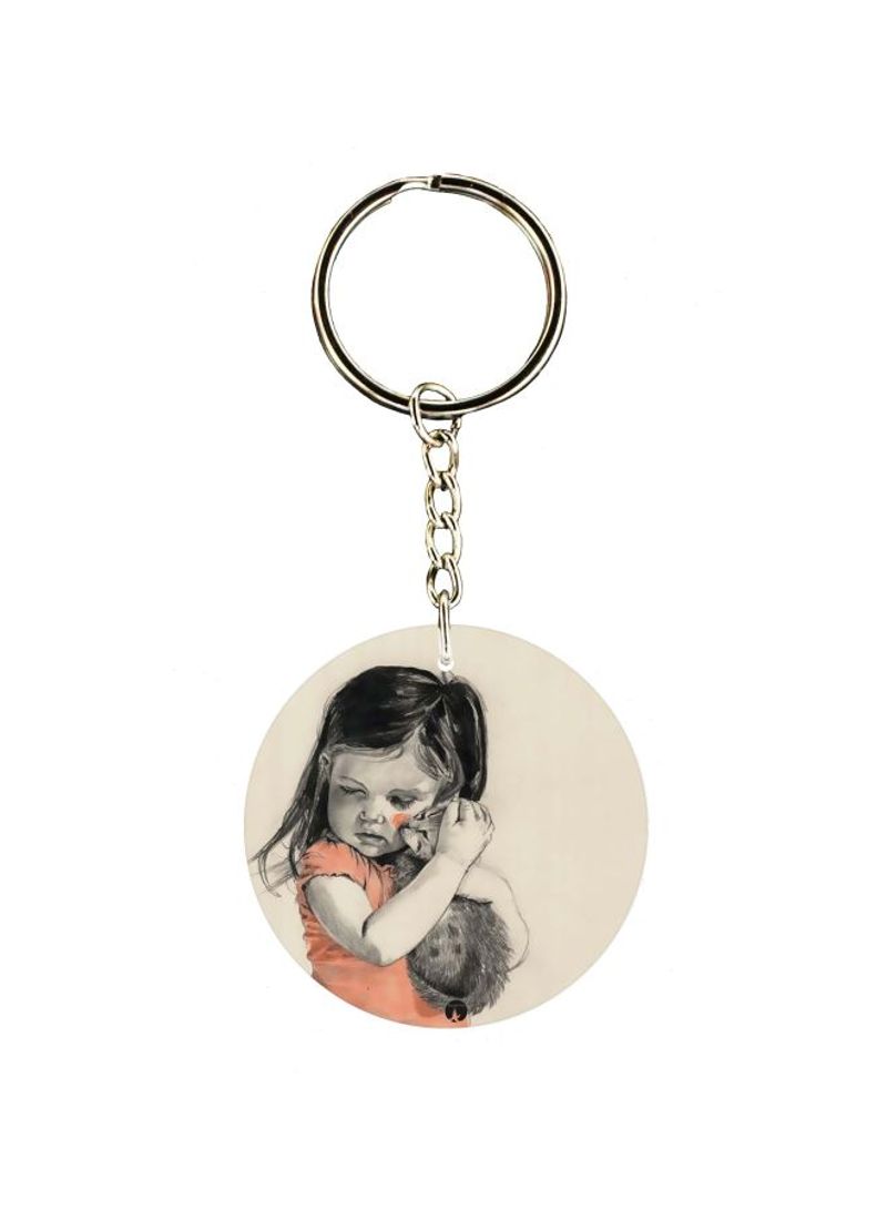 RKN Cartoon Themed Single Sided Keychain