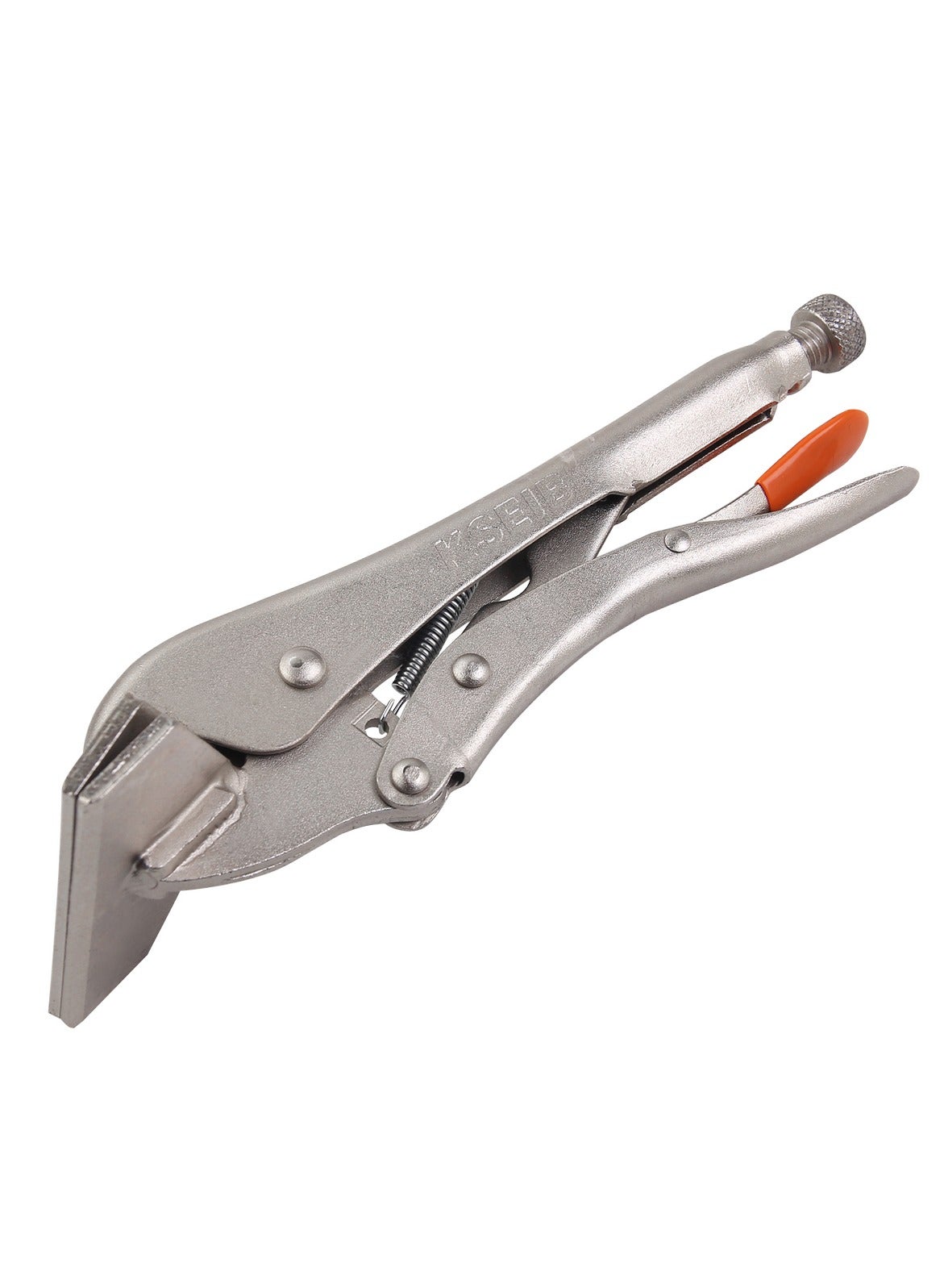10-Inch Locking Sheet Metal Pliers - Extra Wide Duck Bill Grip - View #4