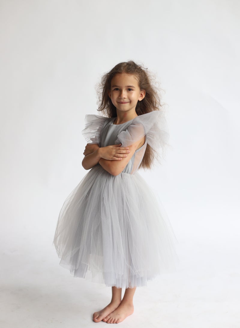 D'Daniela Tulle Party Dress - Image 3