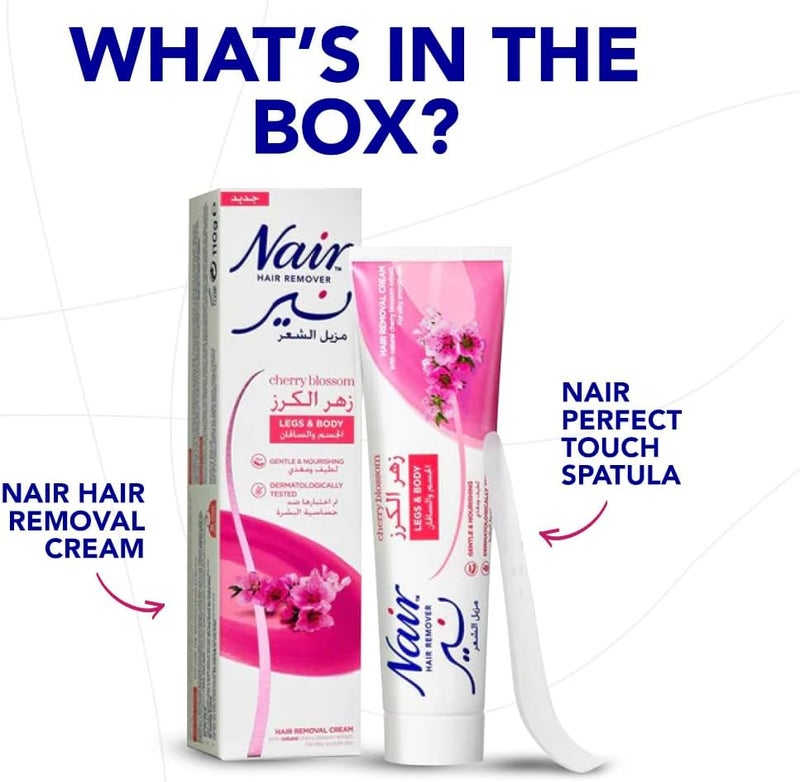 Nair Hair Removal Cream Cherry Blossom 110ml - Image 5