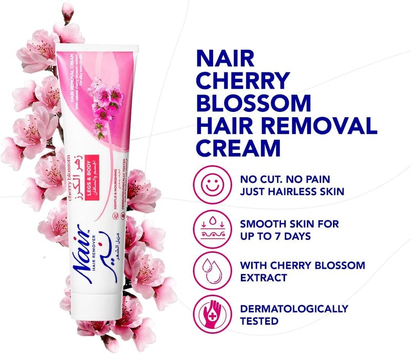 Nair Hair Removal Cream Cherry Blossom 110ml - Image 2