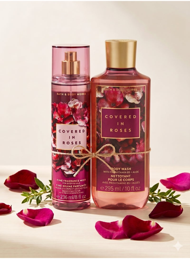 Bath & Body Works Covered In Roses Body Care & Fragrance Kit - Image 1