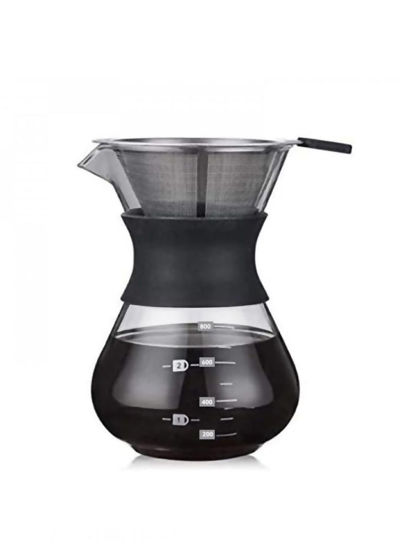 ريبون معدات صنع قهوة - 800 مل - شفاف - RRG-800 - Image 2