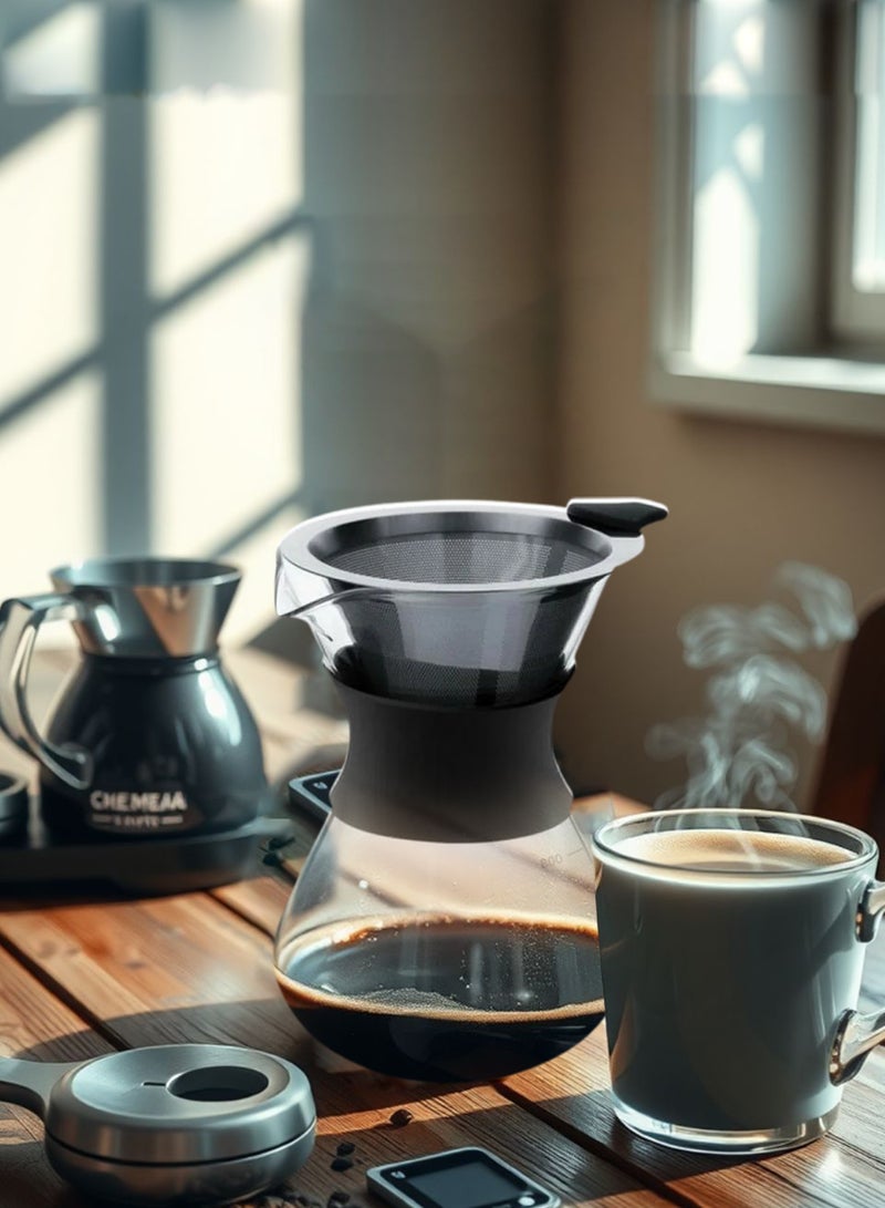 ريبون معدات صنع قهوة - 800 مل - شفاف - RRG-800 - Image 5