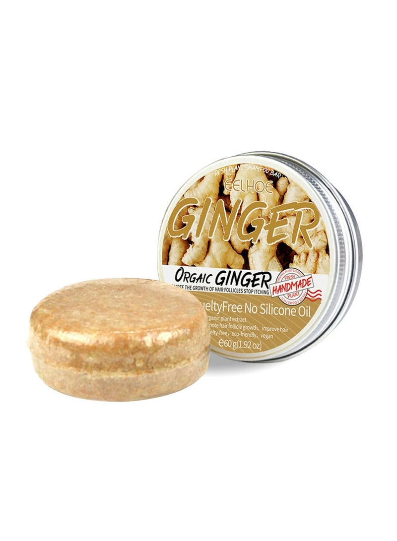إيلهو صابون الزنجبيل شامبو مضاد لتساقط الشعر نمو الشعر الكثيف ترطيب فروة الرأس نظيفة وناعمة - Image 2