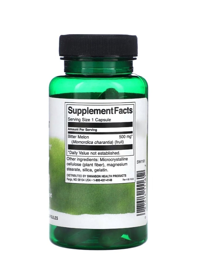 Full Spectrum Bitter Melon 500 mg 60 Capsules