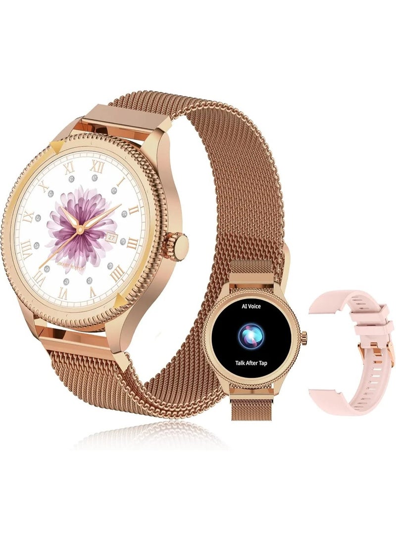 PEJE ZW06 Smartwatch for Men & Women – 1.19" AMOLED Screen, Bluetooth Call, 123 Sports Modes, 1ATM Water Resistant, Fitness Tracker - Image 1