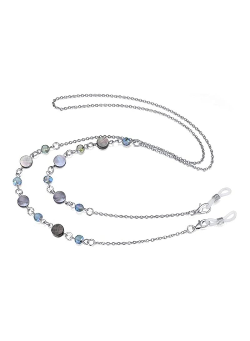 Eyeglass Chain, Fashion Eyewear Retainer Strap Holder Cord, Sunglasses Holder Necklace, Face Covering Beaded Lanyard, Reading Eyeglass Necklace, Eyeglass Lanyard, Neck Cord Strap for Women