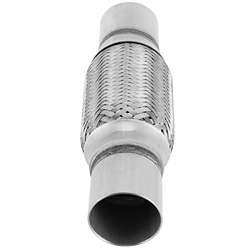 SINJEUN 3 Pack 2 x 6 Inch Stainless Steel Double Braid Flex Pipe, Exhaust Flex Connector Pipes for Exhaust Pipe System Repairing - Image 5