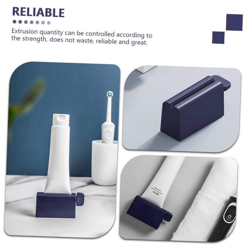 Automatic Toothpaste Squeezer Dispenser Wall Mount No Drill Rolling Roller for Bathroom - Image 5