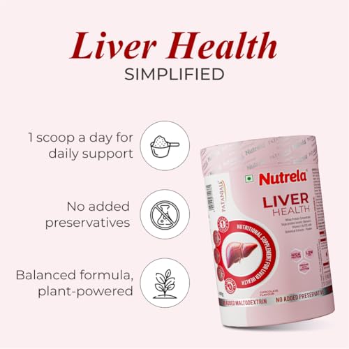 Nutrela Liver Health | High-Protein Nutritional Supplement for Liver Detox & Repair | Botanical Extracts & 21 Micronutrients – 400g - Image 4