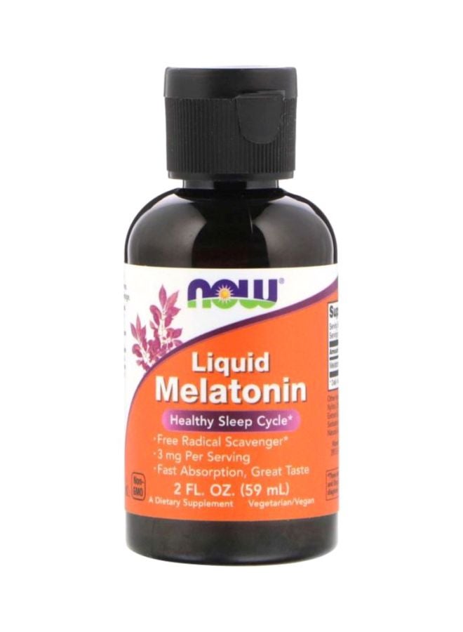 ناو فودز مكمل غذائي بالميلاتونين السائل محفز للنوم الصحي - Image 1