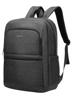 Volkano Volkano Pulse 15.6" Laptop Backpack – Charcoal, Splashproof, USB Charging Port, Trolley Strap, Heavy-Duty & Durable, Multiple Pockets for Convenience  - Image 1