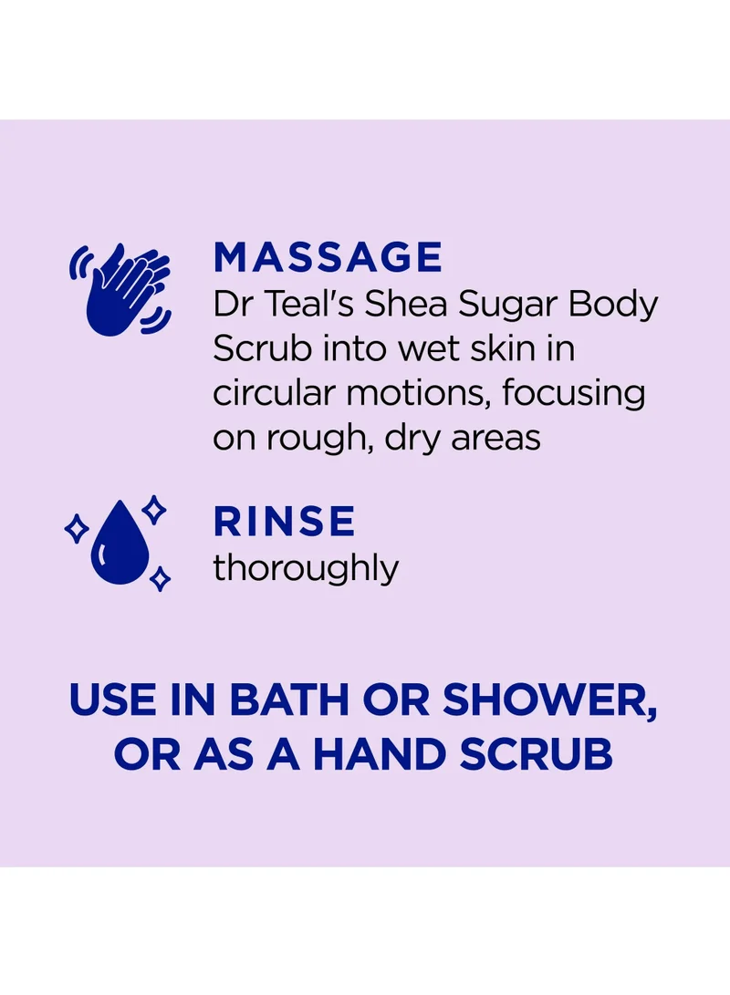 Dr Teal's Dr Teal's Shea Sugar Body Scrub Melatonin 538g