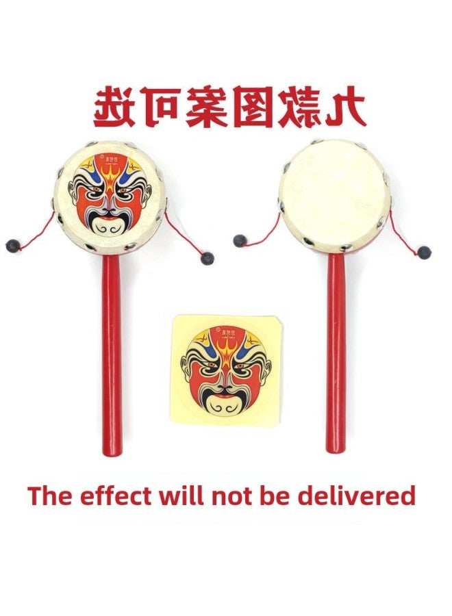 Rattle Baby Wooden-Month Boys And Girls Baby Full Moon Bite Traditional Toys One Piece Wholesale-Color:❣Ingot Rat With Wooden Handle (self-adhesive Sticker)❣ - Image 3