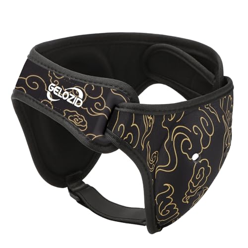 Gelozid Adjustable Wrestling Headgear for BJJ, MMA Grappling and Training, Ear Guard and Cauliflower Protection Helmet (Large, 20.7-24.6in, Black and Yellow) - Image 1