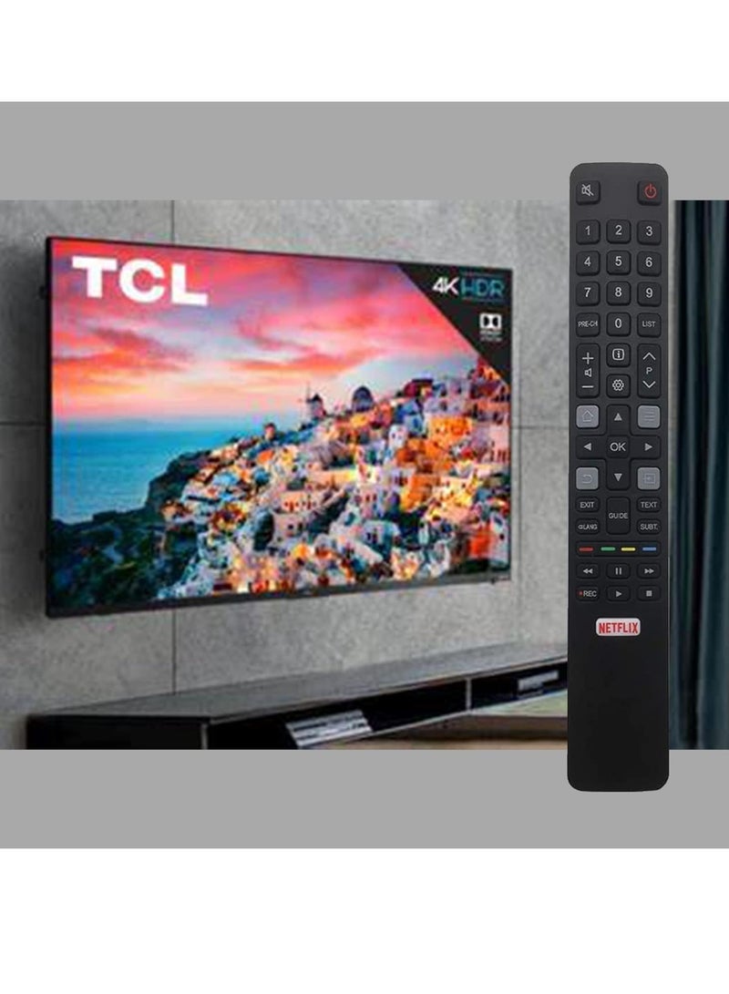 PopZa Replacement Remote Control RC802N for Remote Control TCL Thomson 4K UHD LCD LED Smart TV 55EP660 55EP680 60EP660 65DC760 U49P6046 U49S7096 65DC766 65EP640 65EP660 65EC78 0 75EP660 U43P6046 with Battery - Image 5