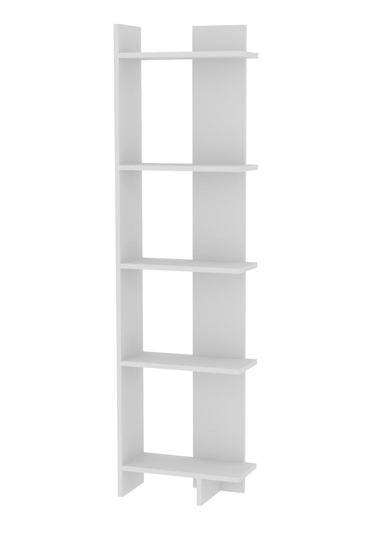 Decorotika Alice 170 tall Manufactured Wood Corner Bookcase | Bookshelf, Storage Rack  - Image 2