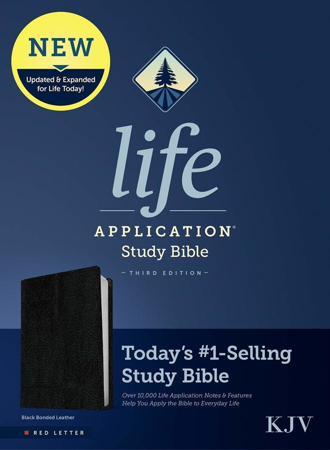 Tyndale KJV Life Application Study Bible, Third Edition (Bonded Leather, Black, Red Letter) - Image 1