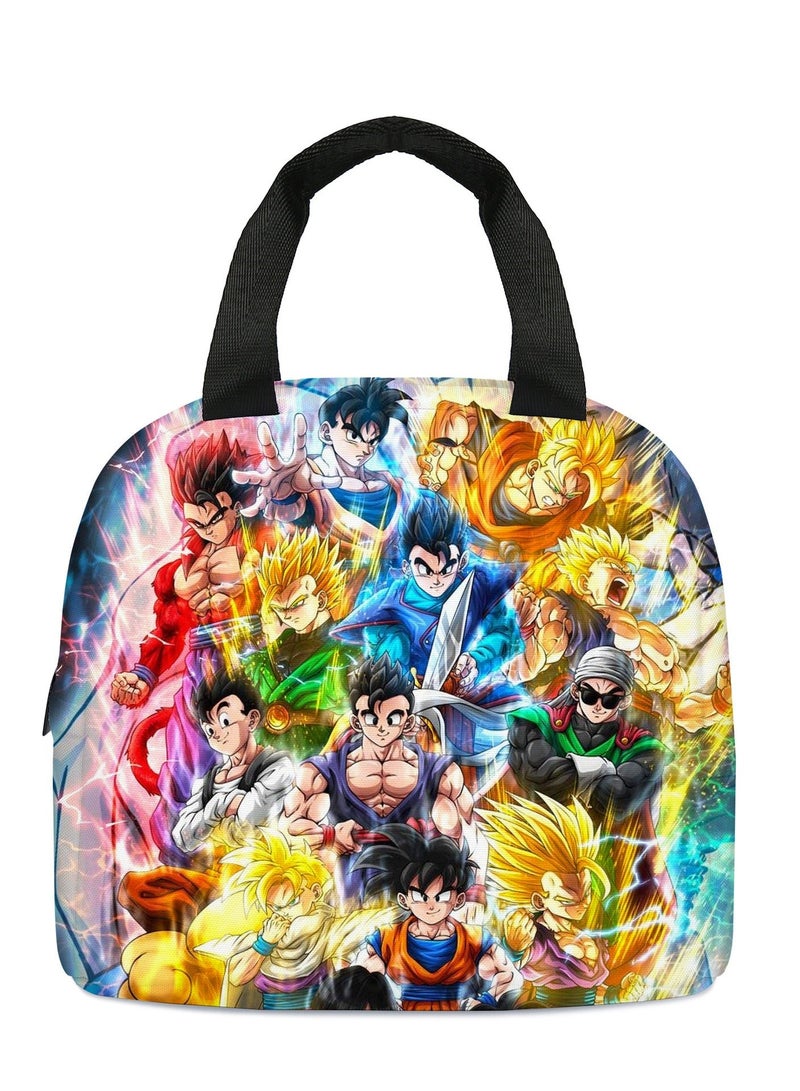 Dragon Ball New Dragon Ball Cartoon Dragon Ball Primary And Secondary School Students Lunch Bag Children's Ice Bag 20*22*13cm - Image 1