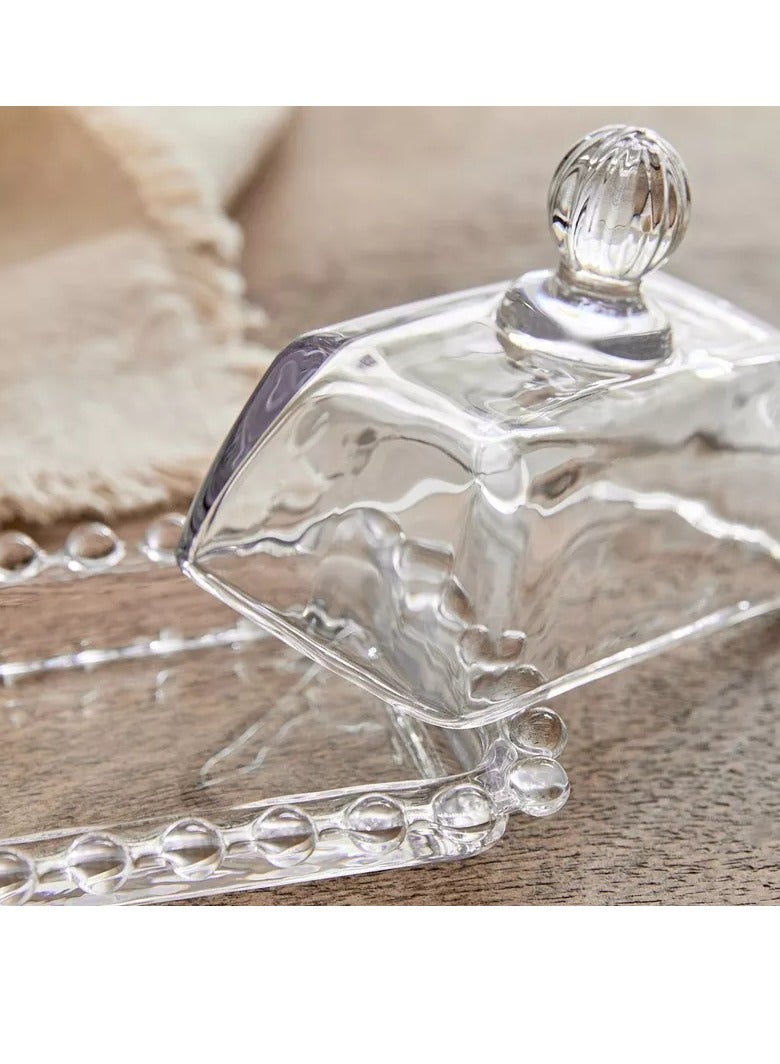 هوم بوكس طبق زبدة ميريام مزين بالخرز مقاس 14 سم - Image 2