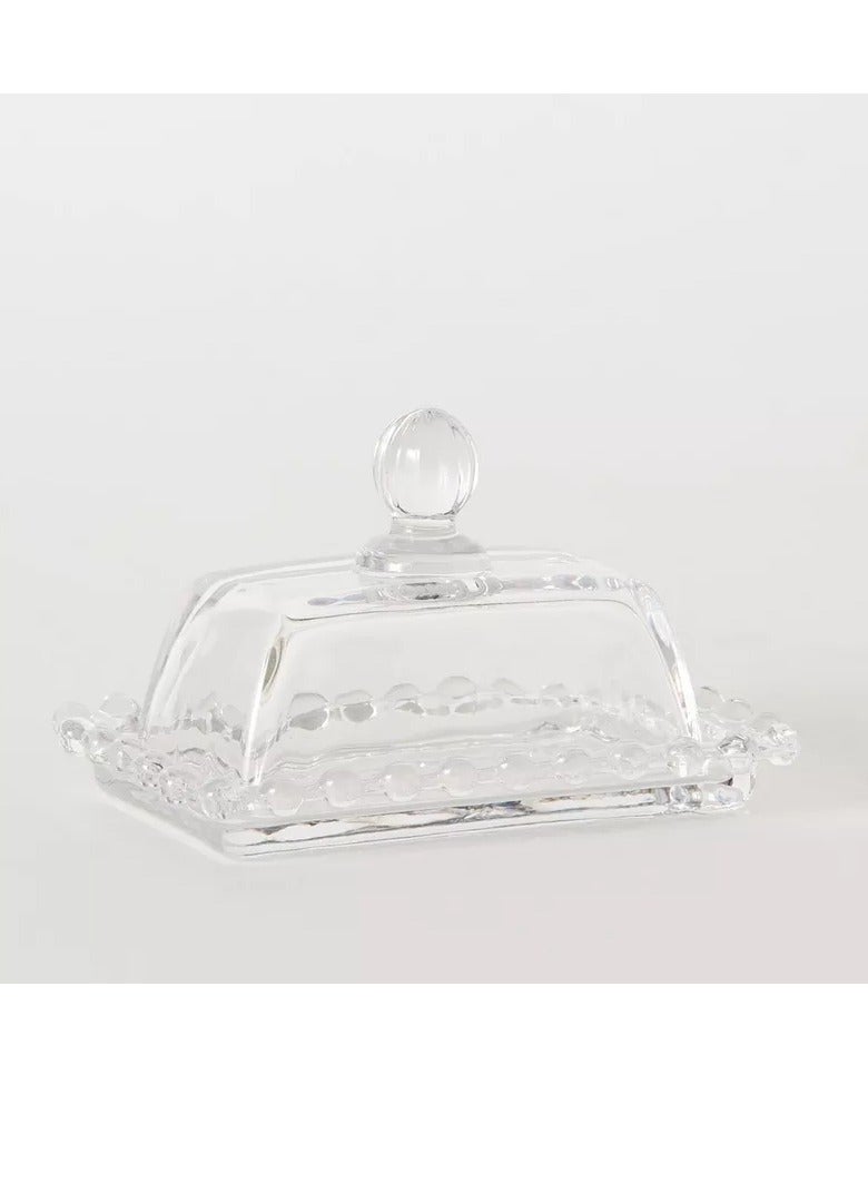 هوم بوكس طبق زبدة ميريام مزين بالخرز مقاس 14 سم - Image 4