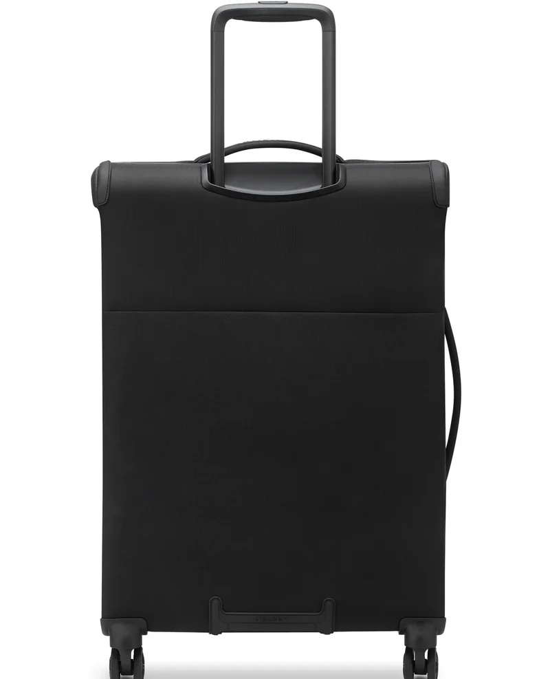 DELSEY Paris  Brochant 3.0 - 67 Cm Softcase 4-Double Wheeled Expandable Check-In Luggage Trolley - Deep Black  | Best Price UAE