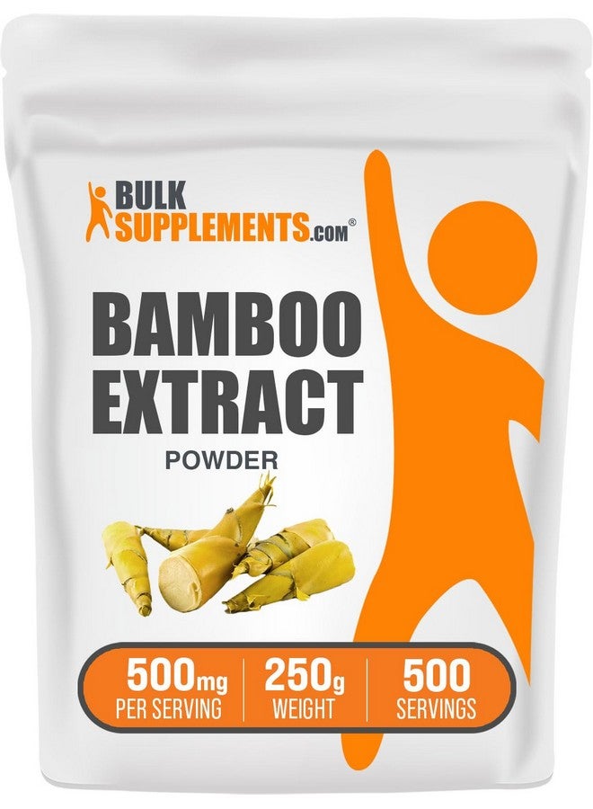 BulkSupplements.com Bamboo Extract Powder - Silica Supplements, Bamboo Supplement - Herbal & Gluten Free, 500mg per Serving, 250g (8.8 oz) (Pack of 1) - Image 1