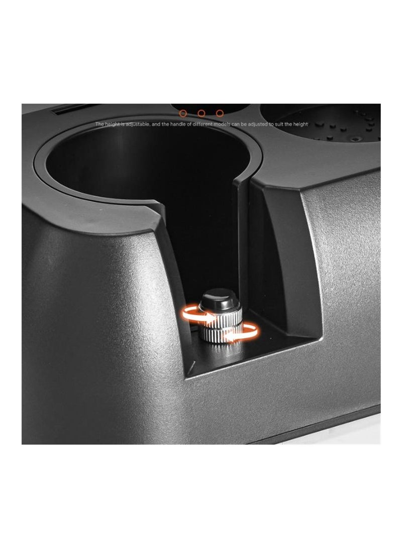 SYOSI Espresso Tamping Station, Coffee Bar Accessories, Countertop Organizer, Fits 51-58mm, Plastic Box for Barista Kit Tools and Tamper Set  - Image 4