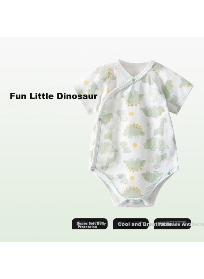 Beptides Beipes Baby Short-sleeved Bodysuit Summer Thin Newborn Baby Uni Cotton A-class Romper Crawling Suit - Image 1